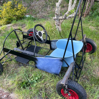Steering upgraded and frame painted